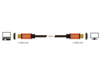 Delock 85726 High Speed HDMI-kabel 48 Gbps 8K 60 Hz 0,5 m - thumbnail