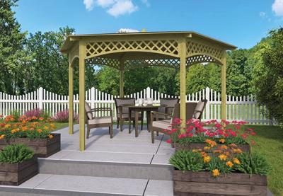 Tuindeco | Prieel Groot met Dak en Staanders