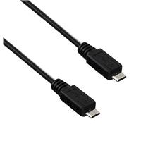 Akyga Micro USB B male naar B male 2.0 kabel verlengkabel 1.8m - thumbnail