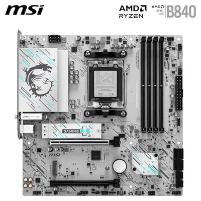 MSI 7E77-003R Moederbord Socket AMD AM5 Vormfactor Micro-ATX Moederbord chipset AMD® B840