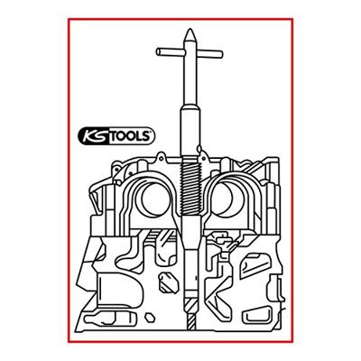 KS Tools 152.1386 Injectorstoelreinigingsgereedschap, BMW M47TU, M57 en M57TU KS Tools 152.1386 Injectorstoelreinigingsgereedschap, BMW M47TU, M57 en M57TU