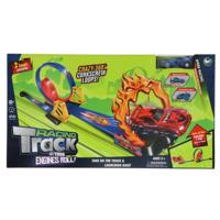 Racebaan + Vlammen en Looping Groot + Auto - thumbnail