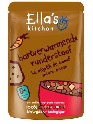 Ella&apos;s Kitchen hartverwarmende runderstoof 8+ biologisch 190 g bij Jumbo