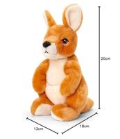 Keeleco Knuffel Wallaby 20 cm - thumbnail