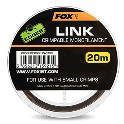 Fox Edges Link Trans Khaki Mono 20m 0.64 mm 35 lbs