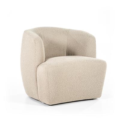 Eleonora Fauteuil 'Charlotte' Bouclé, kleur Taupe Copenhagen