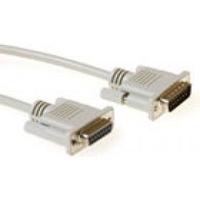ACT 5 meter Seriële 1:1 aansluitkabel 15 pin D-sub male - 15 pin D-sub female - thumbnail