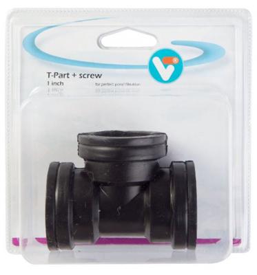 T-part met screw 1 Inch vijveraccesoires VT - Vt