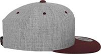 Flexfit FX6089MT Classic Snapback 2-Tone - Heather Grey/Maroon - One Size - thumbnail