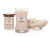 WoodWick Geurkaars Large Coastal Sunset - 18 cm / ø 10 cm - Geurkaars in Glas - Houten Lont - thumbnail