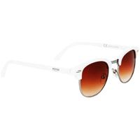 Cool Eyewear zonnebril Ridge wayfarer cat.3 wit/bruin - thumbnail