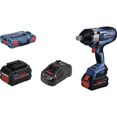 Bosch Professional GAL1880 L-Boxx 06019J8503 Accu-draaislagmoeraanzetter 1050 Nm 18 V Aantal meegeleverde accus: 2 5.5 Ah Li-ion Brushless, Incl. 2 accus,
