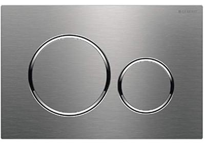 Geberit Sigma 20 bedieningspaneel glans wit/goud voor Sigma reservoirs 8cm (UP720) en 12cm (UP320)