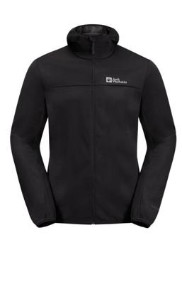 Jack wolfskin Feldberg Hoody Softshell Jas Heren Black L