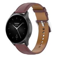By Qubix - Luxe leren bandje - Donkerbruin - Compatible met Xiaomi Redmi Watch 5 Active/Redmi Watch 5 Lite - Compatible Xiaomi bandje - thumbnail