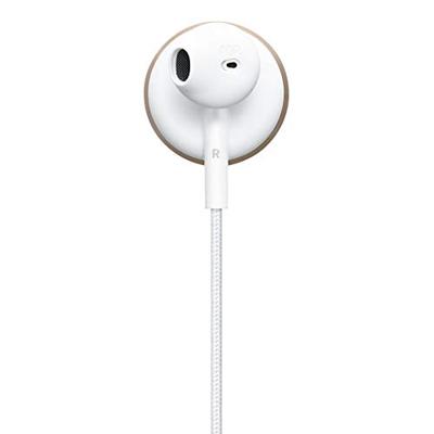 I am plus Buttons, draadloze Bluetooth in-ear hoofdtelefoon met geïntegreerde microfoon, goud en wit