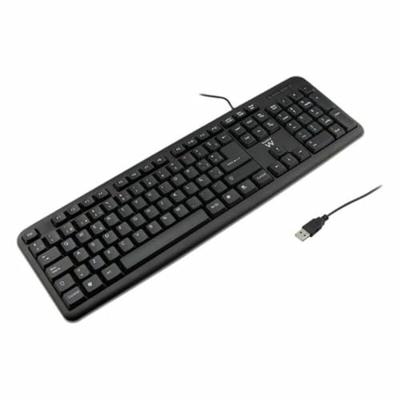 Toetsenbord Ewent EW3109 PS/2 USB Zwart