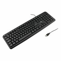 Toetsenbord Ewent EW3109 PS/2 USB Zwart - thumbnail