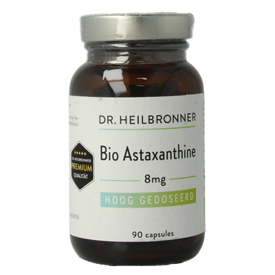 Dr Heilbronner Astaxanthine 8mg hoge dosis vegan bio 90 Capsules