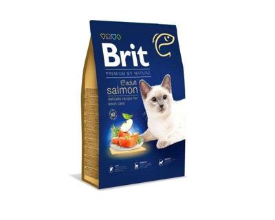 Droog kattenvoer BRIT PREMIUM BY NATURE ADULT Zalm 1,5 kg