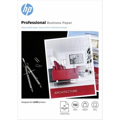 Fotopapier hp 7mv83a a4 laser 200gr glans