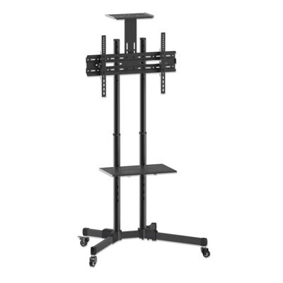 Manhattan Trolley voor TV's en monitoren, voor schermen 37"-65", VESA-compatibiliteit: van 200x200 tot 600x400 mm (controleer de afmetingen van de vier montagegaten aan de achterzijde), max. 40 kg, zwart Manhattan Trolley voor TV's en monitoren, voor schermen 37"-65", VESA-compatibiliteit: van 200x200 tot 600x400 mm (controleer de afmetingen van de vier montagegaten aan de achterzijde), max. 40 kg, zwart