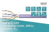 Digitus DK-1615-VH-305 Netwerkkabel CAT 6 U/UTP Violet 305 m - thumbnail