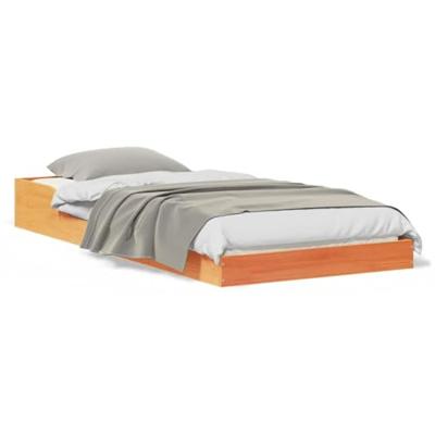 Bedframe Wasbruin 100 x 220 cm Massief grenenhout