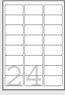 Etiket avery j8159-10 63.5x33.9mm wit 240st