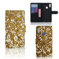 Wallet Case Huawei Y7 (2019) Barok Goud | Portemonnee hoesje - thumbnail