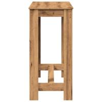 Bartafel 102x50x103,5 cm bewerkt hout artisanaal eikenkleurig - thumbnail