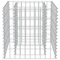 Gabion plantenbak verhoogd 50x50x50 cm gegalvaniseerd staal - thumbnail