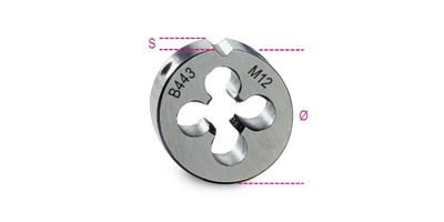 Beta Snijplaten, fijne spoed, metrische draad HSS 443 24X150 - 004430135