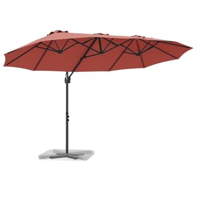 Tuin Cantilever Parasol Terracotta 372 x 198 x 243 cm