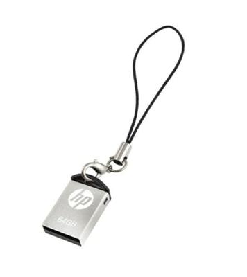 USB stick HP HPFD222W-64 Zilverkleurig Metaal 64 GB USB stick HP HPFD222W-64 Zilverkleurig Metaal 64 GB