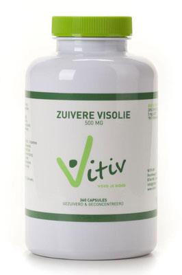 Vitiv Zuivere visolie 500mg 360 Capsules Vitiv Zuivere visolie 500mg 360 Capsules