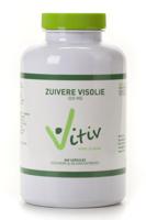 Vitiv Zuivere visolie 500mg 360 Capsules - thumbnail