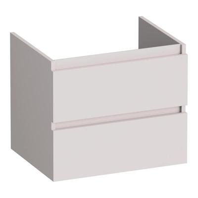 Brauer Joy - Onderkast - 60 cm - met 2 Softclose Lades Greeploos en 1 Sifon Uitsparing - Mat Zand