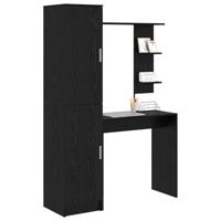Bureau 2 pcs Zwart Eiken - thumbnail