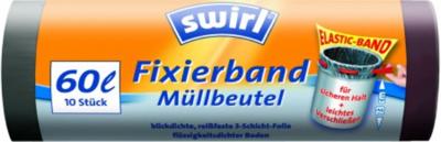 Swirl Afvalzakken met fixeerband 60L