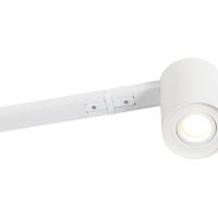 QAZQA Modern 1-fase railsysteem met 5 spots wit - Rondoo Up - thumbnail