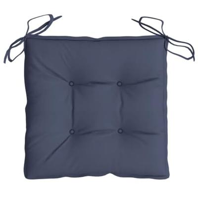 VidaXL Stoelkussens 4 st 50x50x7 cm oxford stof marineblauw