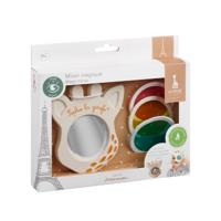 Hartvormige rammelaar - Sophie de Giraffe - Kleurrijke kralen - Geluidsmedaillons - thumbnail