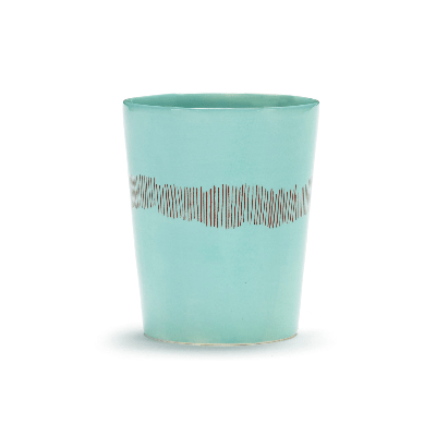 SERAX - Feast by Ottolenghi - Theekopje 0,33l Azure Swirl-Stripes SERAX - Feast by Ottolenghi - Theekopje 0,33l Azure Swirl-Stripes