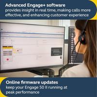 Jabra Engage 50 II On Ear headset Kabel Stereo Zwart Telefoon - thumbnail