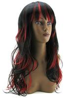 Courtney Pruik - Zwart / Rood - thumbnail