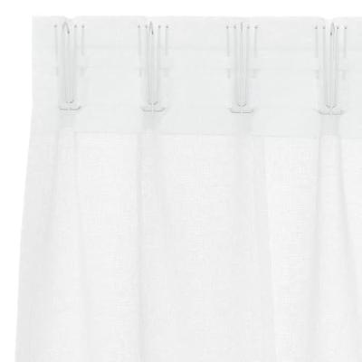 Voile Gordijn met gordijnen 2 pcs Wit 260 x 140 cm Polyester