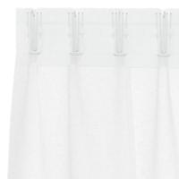 Voile Gordijn met gordijnen 2 pcs Wit 260 x 140 cm Polyester - thumbnail