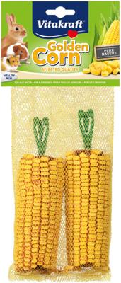 Vitakraft Golden Corn knaagdier maiskolven 2 stuks, 200g