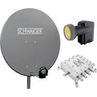 Schwaiger SPI9961SET5 Satellietset zonder receiver Aantal gebruikers: 8 80 cm - thumbnail